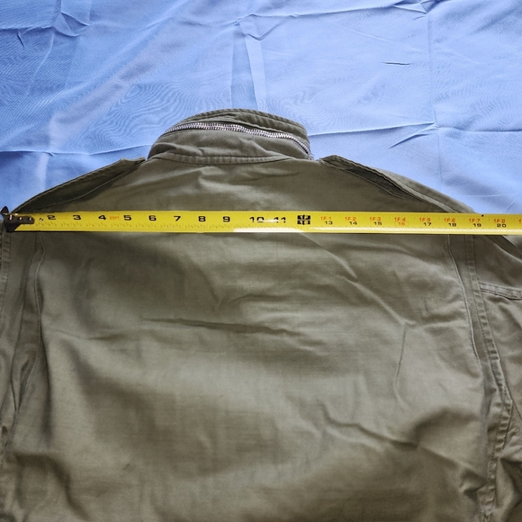 VINTAGE US MILITARY M-65 FIELD JACKET OG 107 OLIVE GREEN SIZE MEDIUM IS USED - Picture 13 of 16